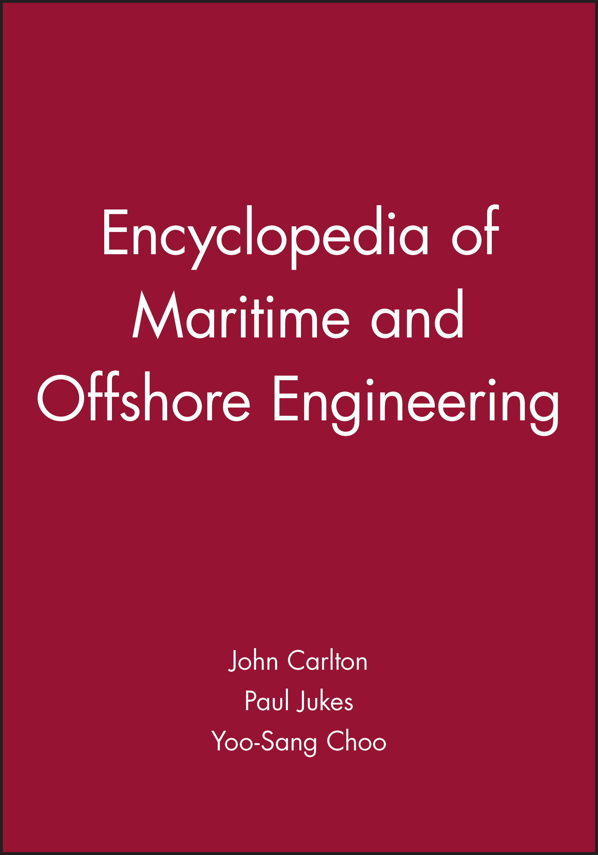 Encyclopedia of maritime and offshore engineering image