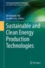 Sustainable and Clean Energy Production Technologies image