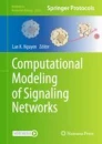 Computational modeling of signaling networks image