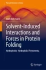 Solvent-induced interactions and forces in protein folding image