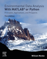Environmental Data Analysis with MatLab® or Python: Principles, Applications, and Prospects image