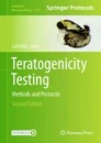 Teratogenicity testing : methods and protocols image