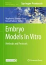 Embryo models in vitro : methods and protocols image