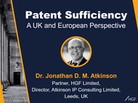 Patent sufficiency a UK and European perspective