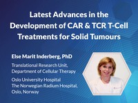 Latest advances in the development of CAR & TCR T-cell treatments for solid tumours