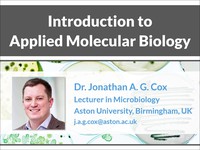 Introduction to applied molecular biology