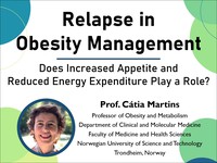 Relapse in obesity management: does increased appetite and reduced energy expenditure play a role?
