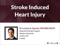 Stroke-induced heart injury