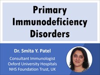 Primary immunodeficiency disorders