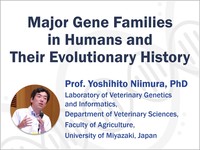 Major gene families in humans and their evolutionary history