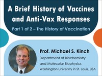 A brief history of vaccines and anti-vax responses: the history of vaccination