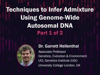 Techniques to infer admixture using genome-wide autosomal DNA 1