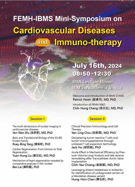 FEMH-IBMS Mini-Symposium on Cardiovascular Diseases and Immuno-therapy
