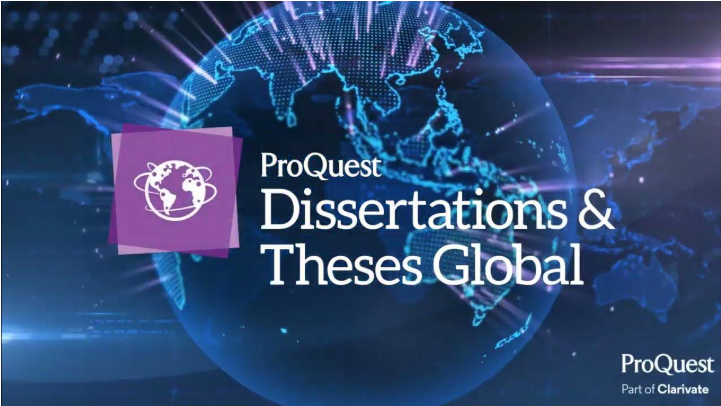 〔資料庫試用〕ProQuest Dissertations & Theses Global