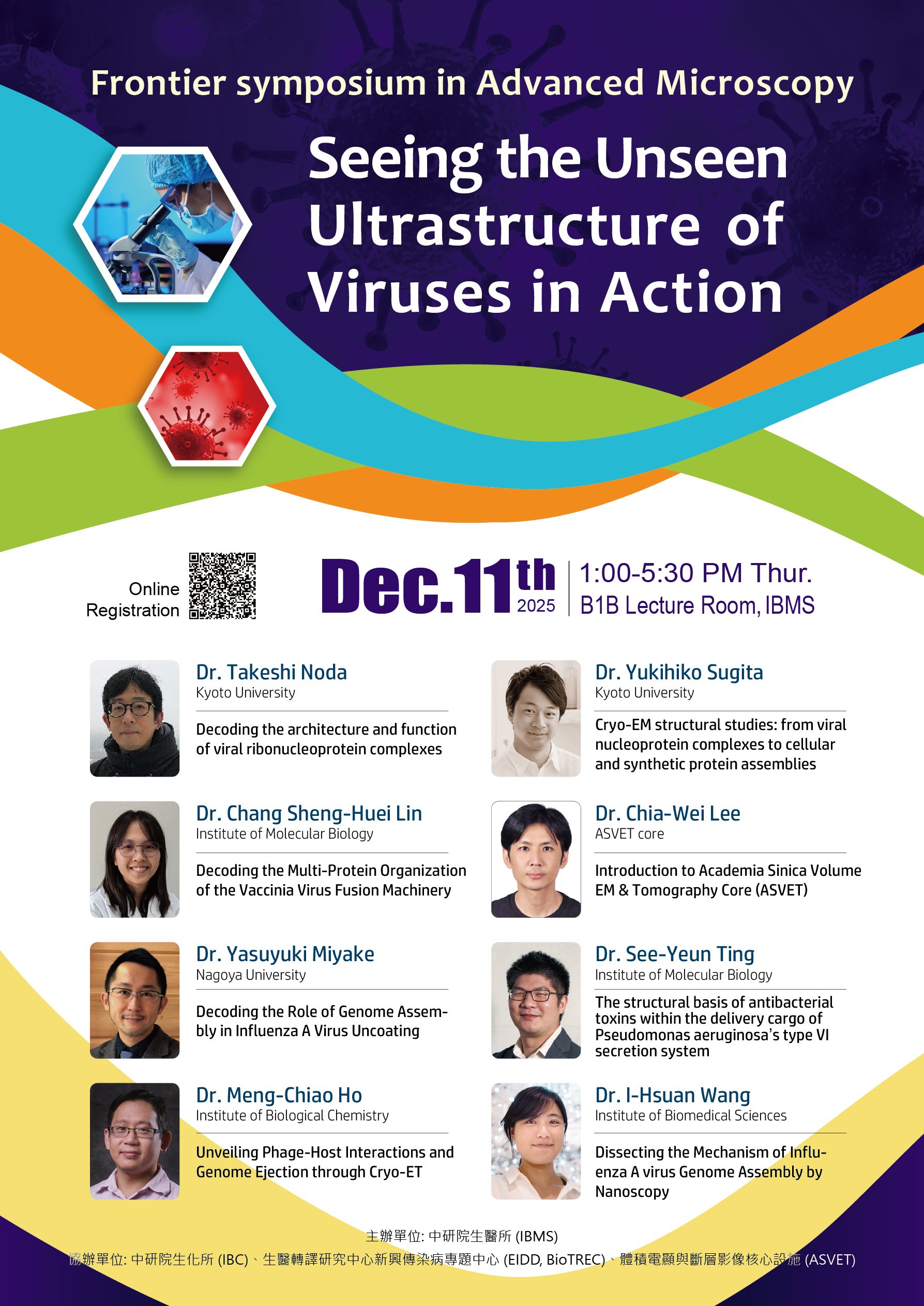 12/11 Frontier symposium in Advanced Microscopy: Seeing the Unseen Ultrastructure of Viruses in Action