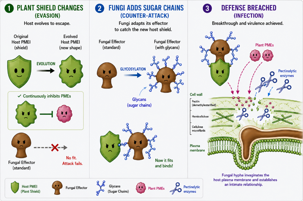 How a Corn Smut Fungus Hacks Plant Cell Walls